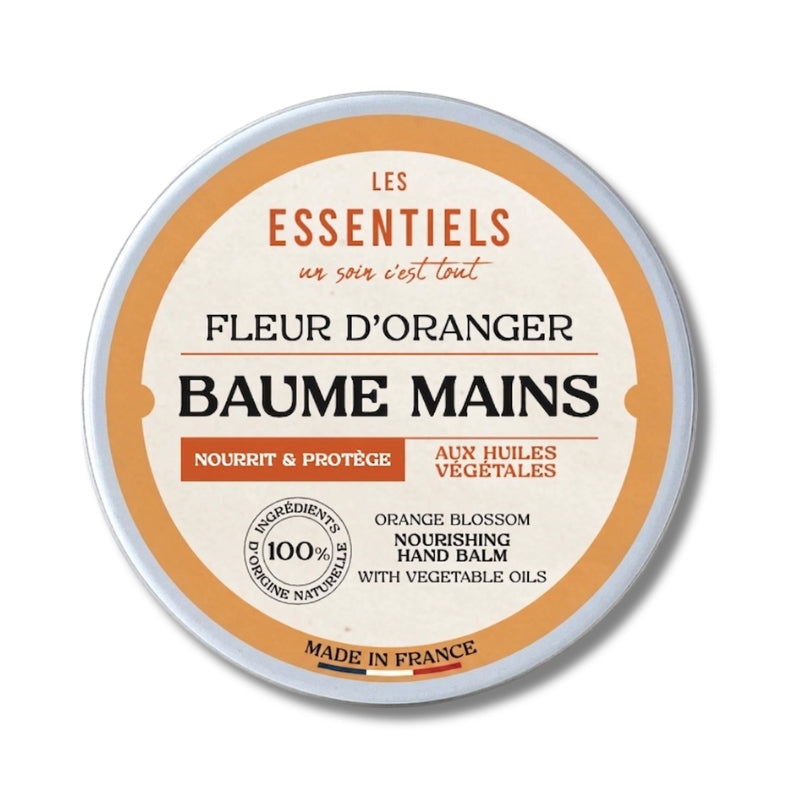 Baume nourrissant pour les mains au parfum de fleur d'oranger.