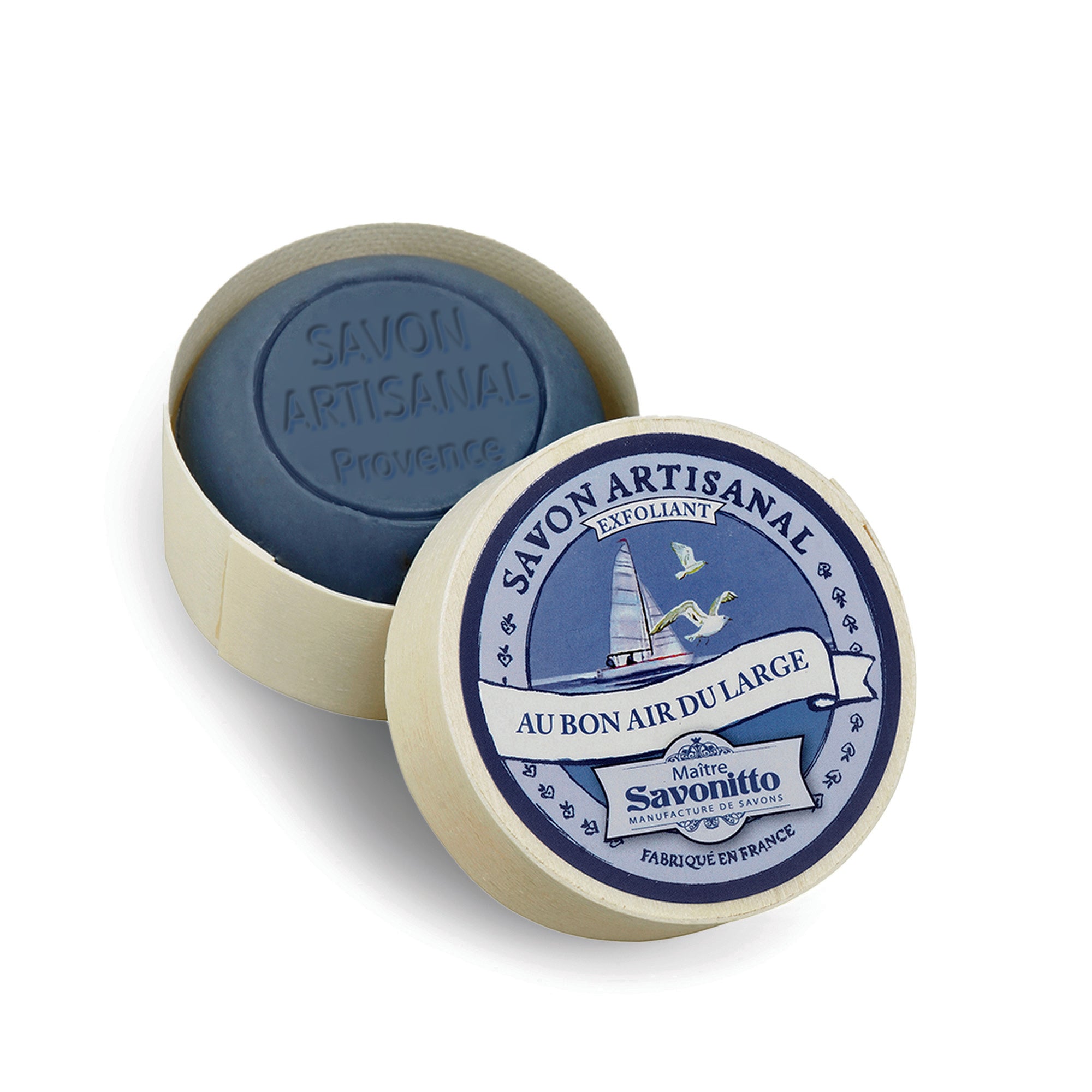 savon marine dans boite en bois