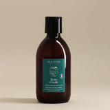 Flacon de savon liquide exfoliant olive et romarin 300ml, savon naturel fabriqué en Provence.