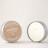 Pot de chantilly de karité noix de coco 180ml, certifiée COSMOS Organic, texture fouettée.