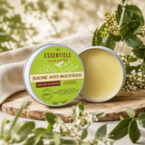 Baume apaisant et répulsif anti-moustique aux huiles essentielles.