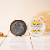 savon miel et fleur d'oranger dans boite en bois