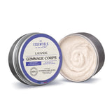Gommage corps à la lavande 200ml, certifié COSMOS Natural, exfoliant doux pour une peau lisse et parfumée.
