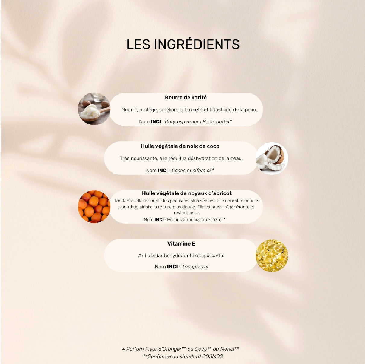 Chantilly de karité Noix de Coco - 180ml - COSMOS Organic