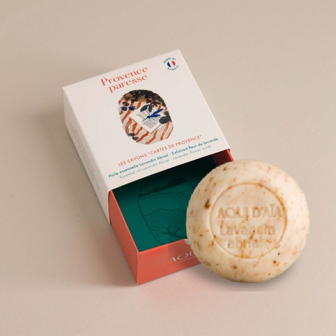Savon à l'huile essentielle de Lavandin Abrial 100g