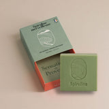 Savon artisanal à la spiruline 100g, savon naturel fabriqué en Provence
