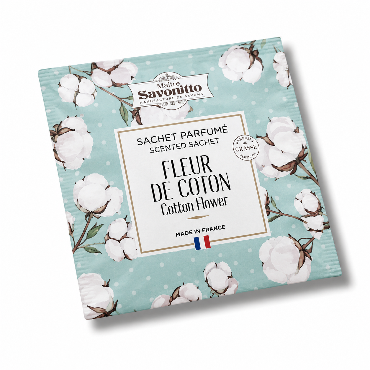 Sachet parfumé pour le linge au parfum de Fleur de Coton.