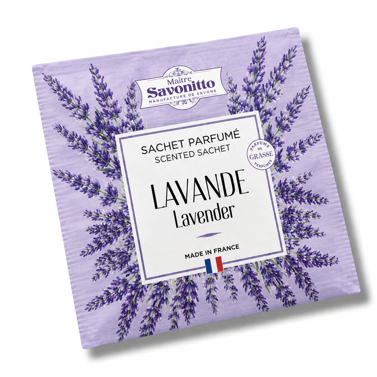 Sachet parfumé pour le linge au parfum de lavande.