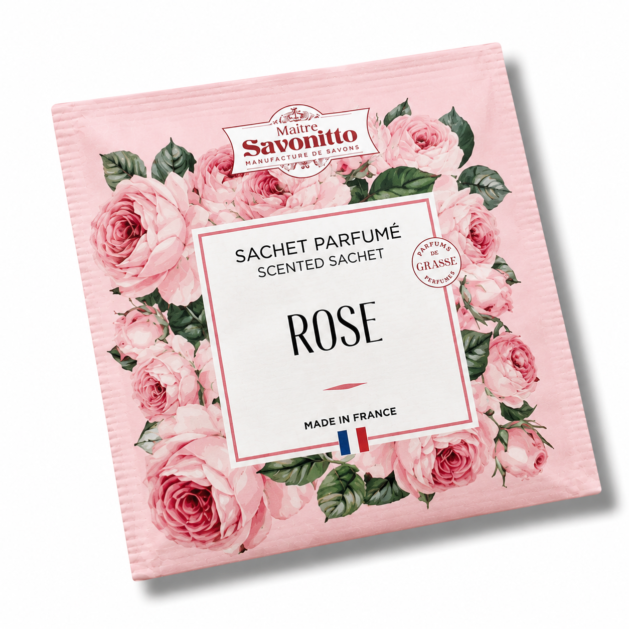 Sachet parfumé pour le linge au parfum de Rose.
