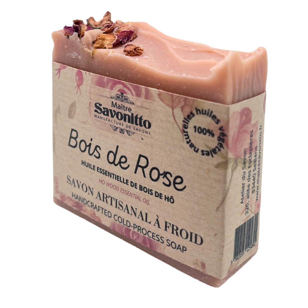 Savon saponifié à froid bois de rose