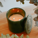 Bougie à la Fleur de Tubéreuse dans son pot en céramique 180g