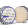 Chantilly de karité à la lavande, soin multi usages pour le corps et les cheveux, à la texture onctueuse et aérienne, idéale pour nourrir et adoucir la peau et la fibre capillaire.