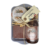 Coffret Myrrhe, Musc & Ambre 3 soins, fabrication artisanale française, rituel envoûtant pour une peau veloutée et mystérieusement parfumée.