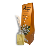 Diffuseur de parfum Fleur d'Oranger 100ml, aux essences de Grasse, diffusion naturelle pour une atmosphère douce et ensoleillée.