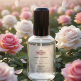 Parfum d'ambiance Rose 100ml, aux extraits de Grasse, sillage floral et élégant pour une atmosphère douce et raffinée.