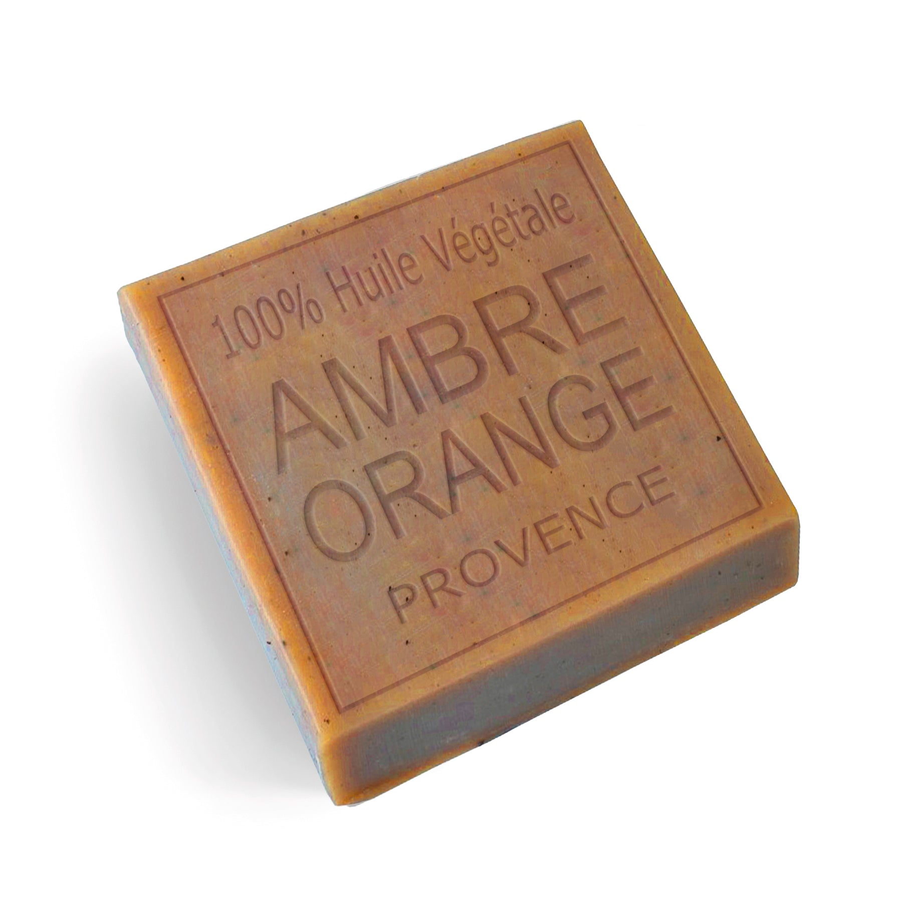 Savon parfumé ambre et orange 100g, savon artisanal made in Provence