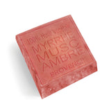 Savon parfumé myrrhe musc ambre 100g, savon artisanal made in Provence