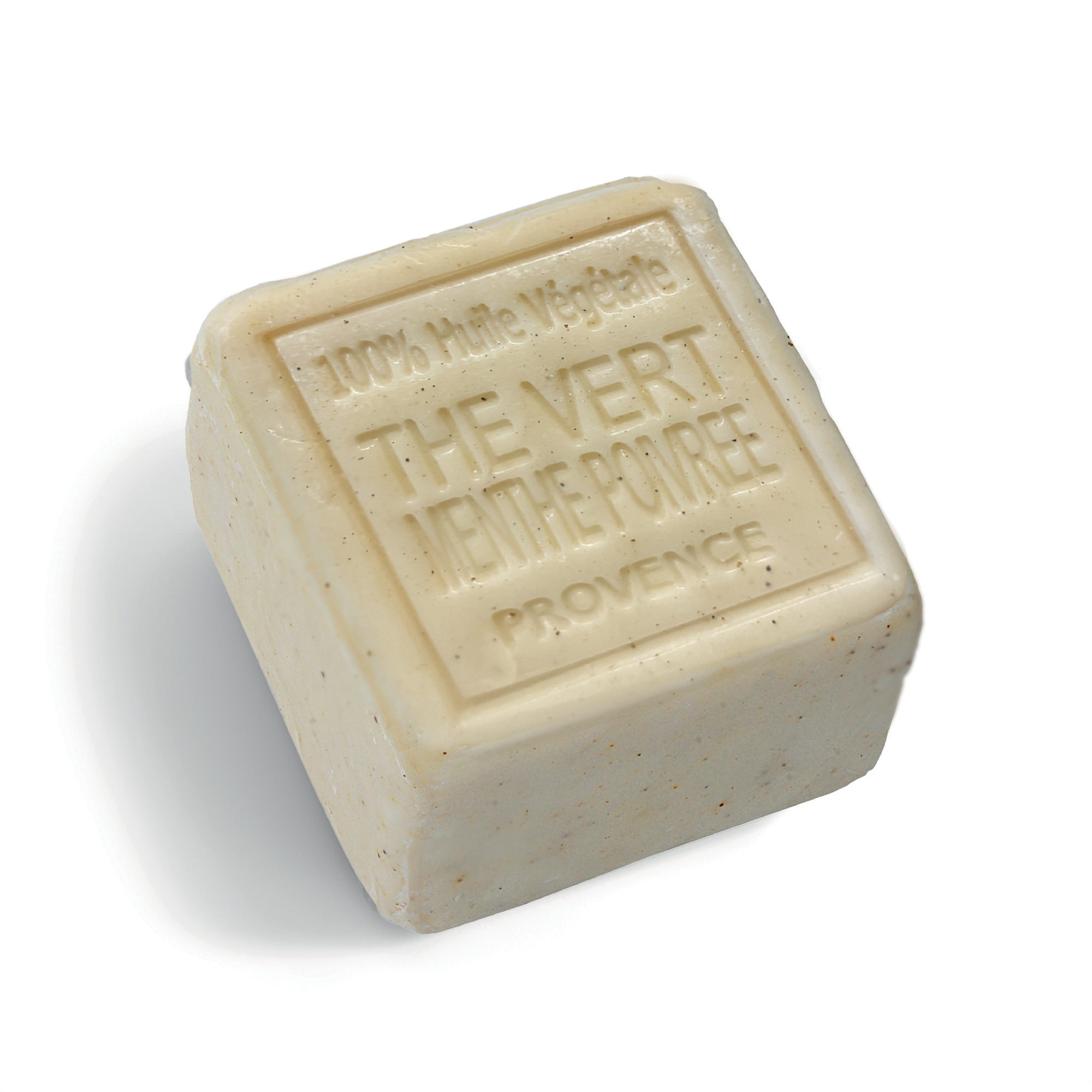 Savon Cube parfum Thé Vert, Menthe Poivrée Exfoliant 260g