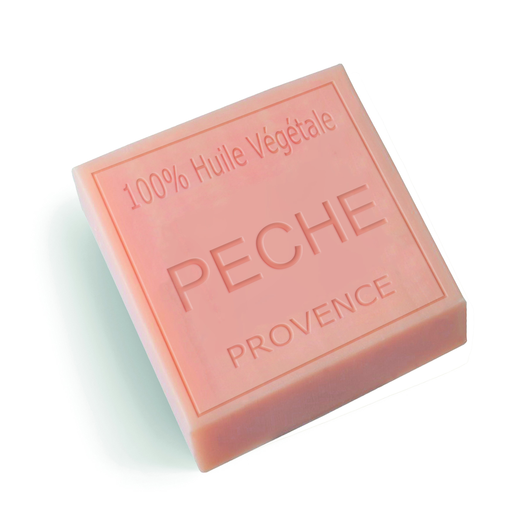 Savon parfumé pêche 100g, savon artisanal made in Provence