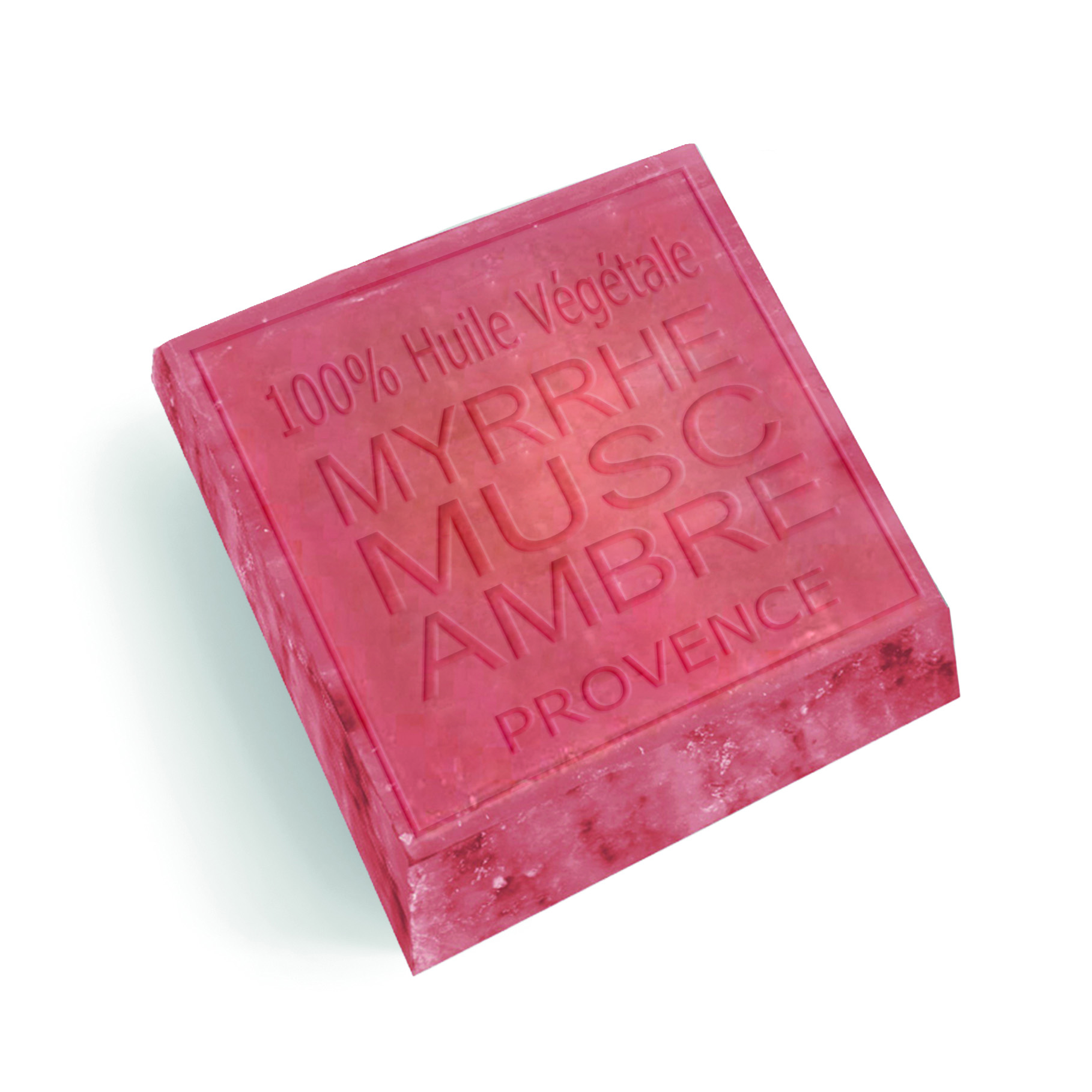 Savon parfumé myrrhe musc ambre 100g, savon artisanal made in Provence