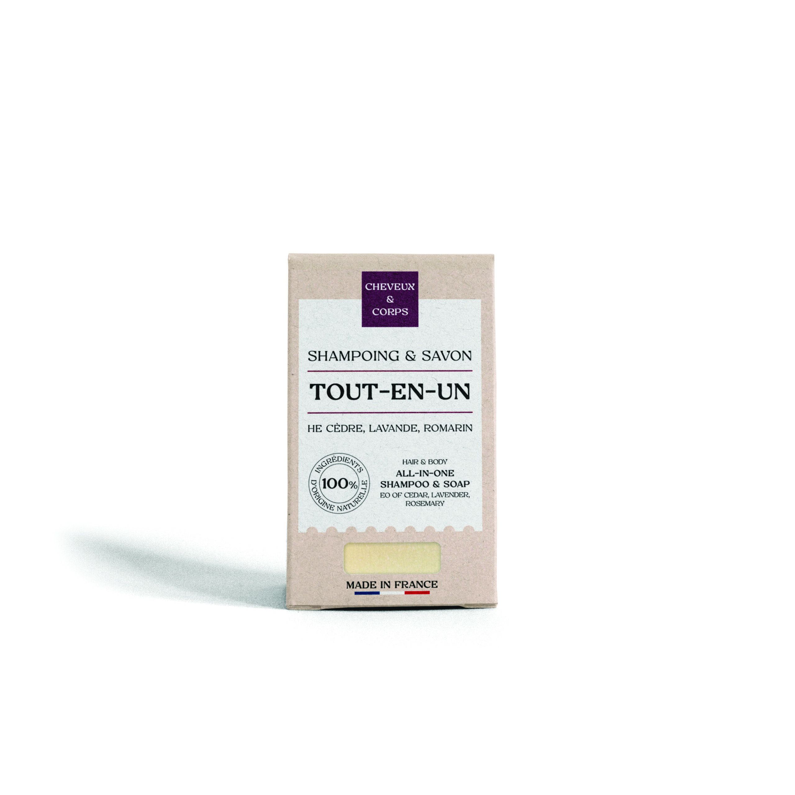 savon shampoing tout-en-un